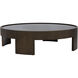 Brunetto 55 X 15 inch Distressed Brown Coffee Table, Large